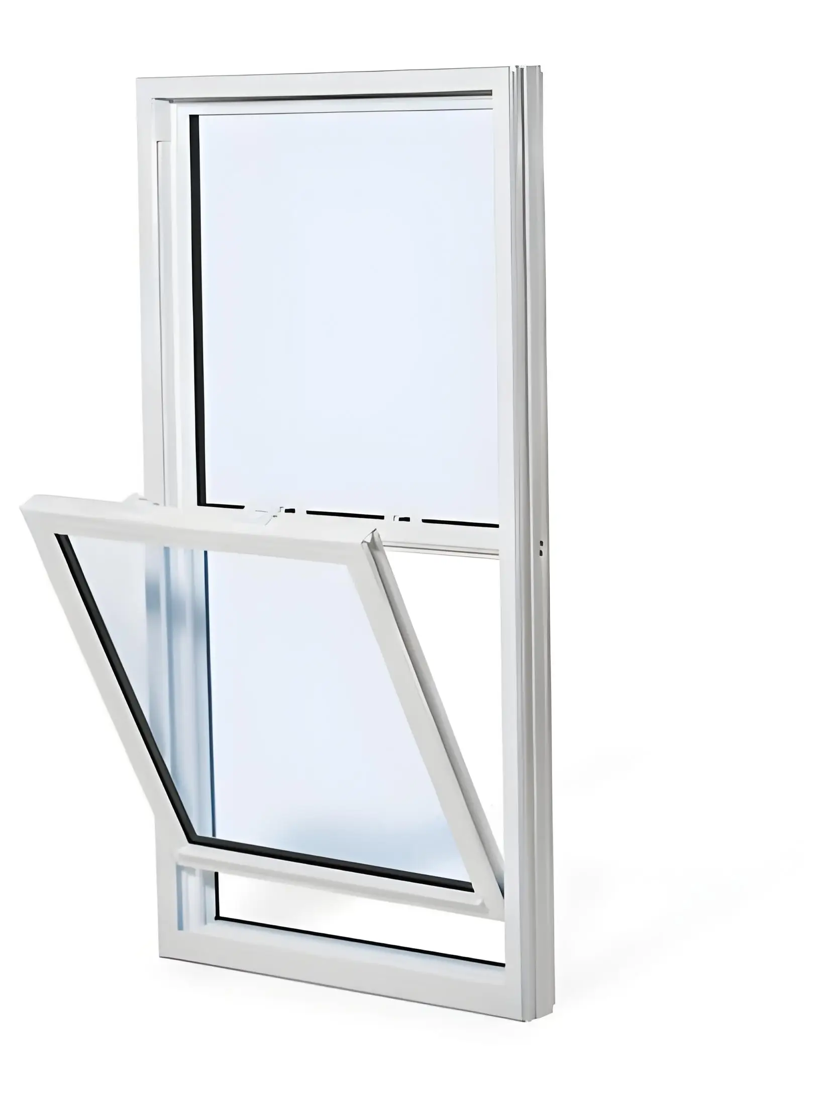 Top Hung Awning Windows Aluminium PVC Optional Automatic Double Glazed Vertical Sliding Single Double Hung Windows