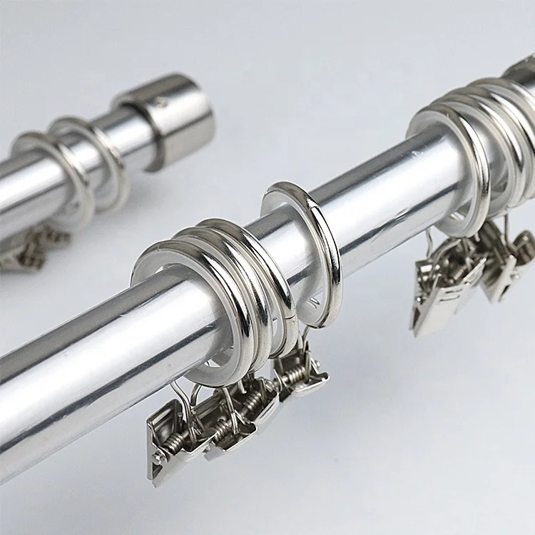 factory direct cheap adjustable curtain rod set  double curtain rod