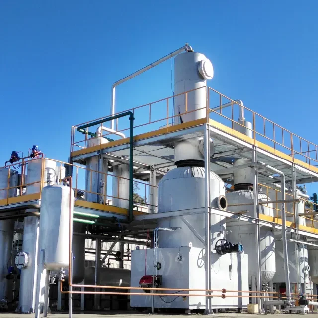 Waste motor oil used engine oil to diesel API standard recycling refinery machine