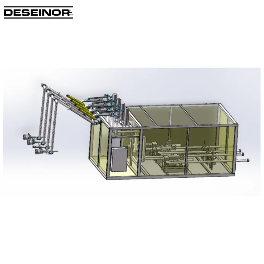 China manufacturing Gas station mobile oil unloading device with 3 way for sell