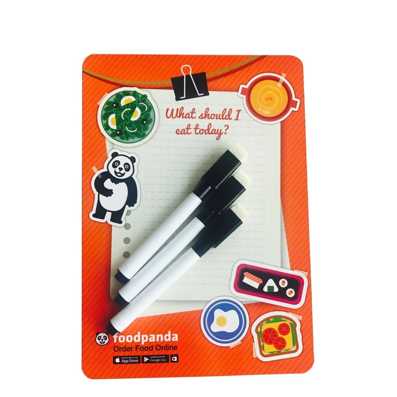 2022 Free sample Waterproof Weekly Planner Flexible Small Mini Chalk Wall Personal Monthly Dry Erase Calendar Magnetic Black Board