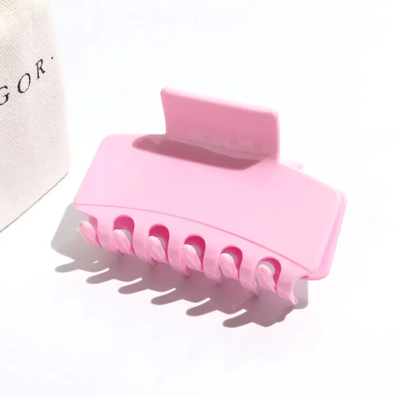 XinMei небьющаяся целлюлозная ацетатная заколка для волос оптом Пастельная розовая заколка для волос крепкая фиксация заколка для волос для женщин