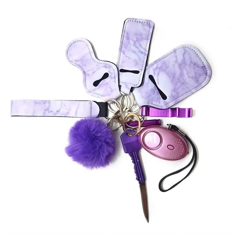 Новый нож для самообороны, брелок для ключей для самообороны для женщин