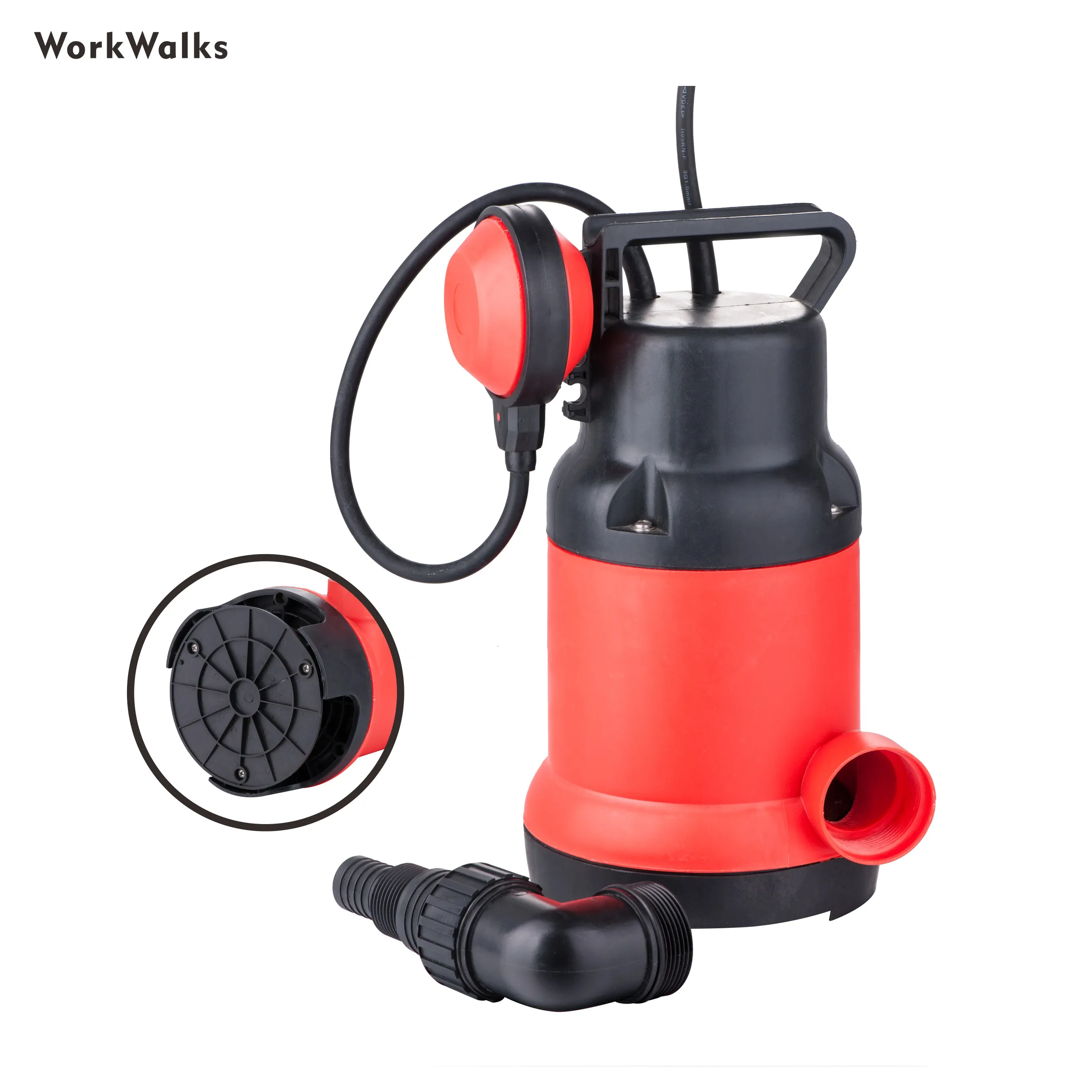 550W Plastic Electric Submersible Pump Clean and dirty Water Pump With Float Switch Flood Drain Garden Pond Pump