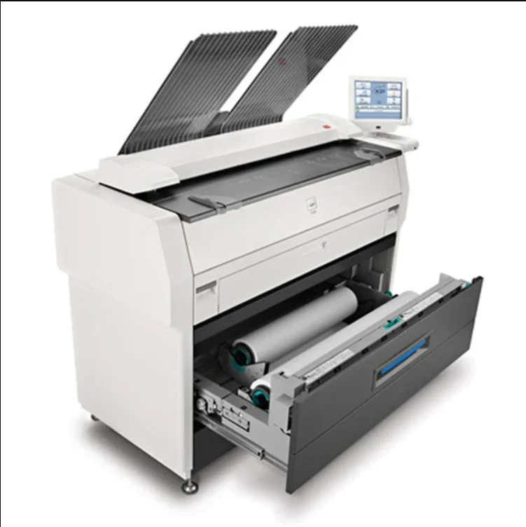 Refurbished Engineering KIP 7100 36-inch A0 Mono Wide Format Printer for Workgroup Copier with Color Scan In Good Condition