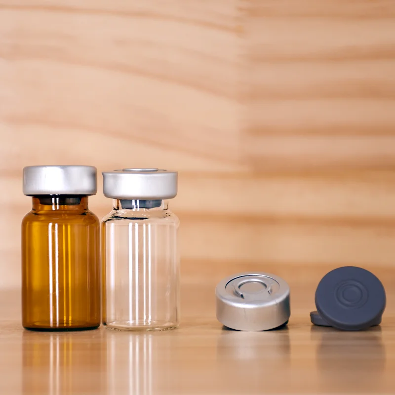 High Quality round bottom perfume vial Sterile 10ml Vials Glass with rubber cap