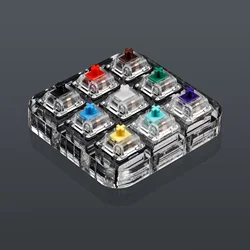 2022 New Cherry MX Switch Tester Mechanical Keyboard 9 keys Testing Diy Keycaps Gaming Keyboard Waterproof Shaft Tester