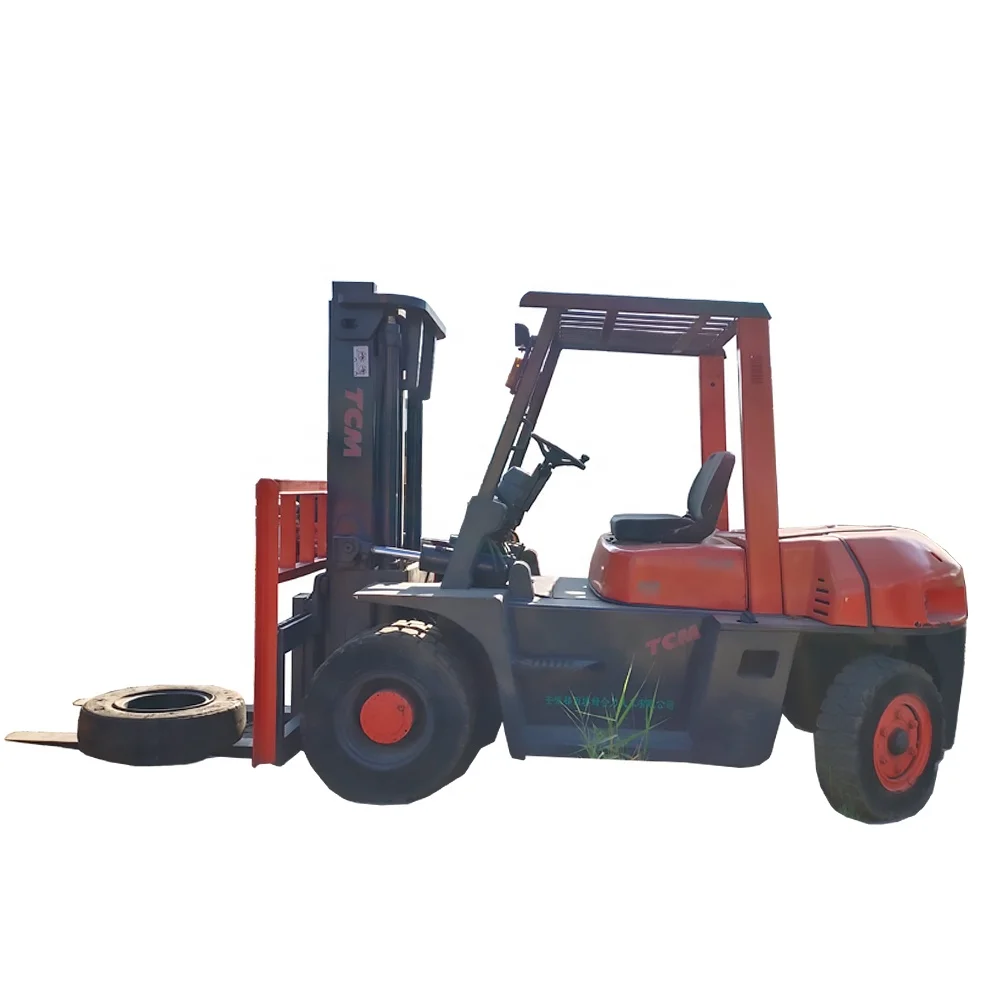 Second Hand Forklift Brands Japanese Fork Lift Manufacture 7 Ton TCM diesel forklift