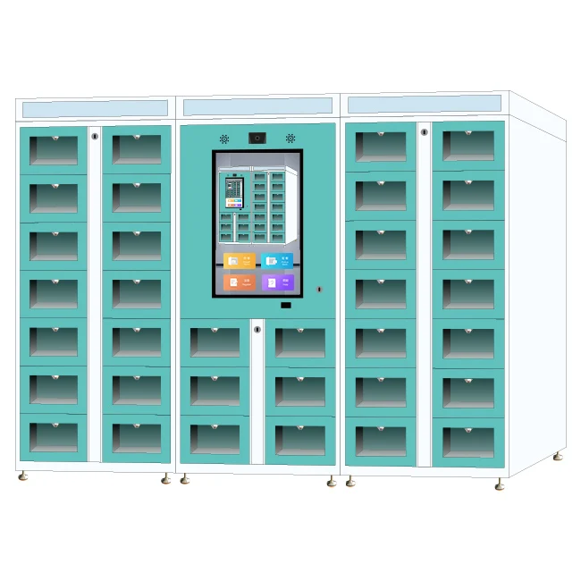 Parcel Smart Intelligent Steel  Lockers Food Delivery Electronic Restaurant Locker Parcel Smart Intelligent  Locker