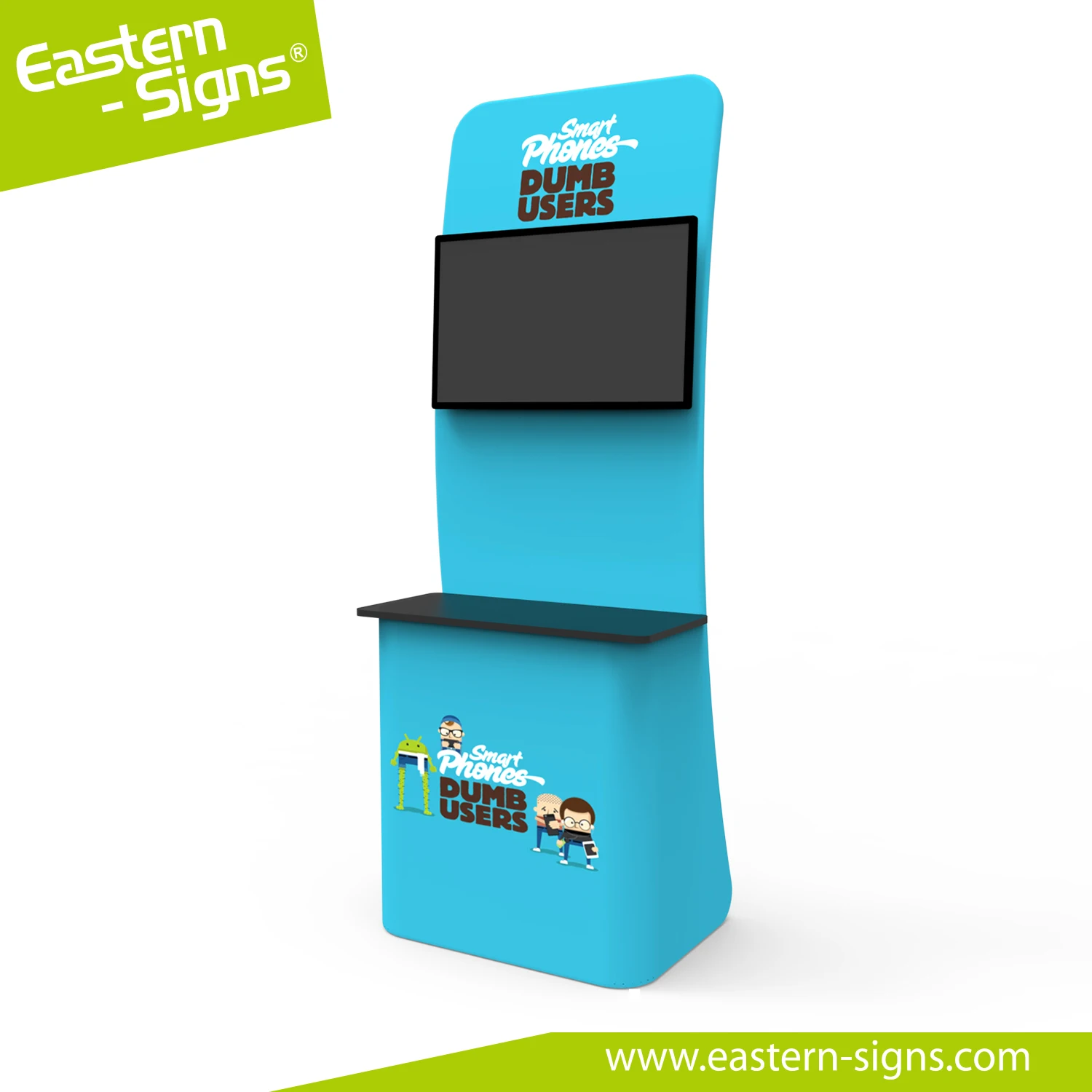 Hot sale portable trade show easy set up TV display stand