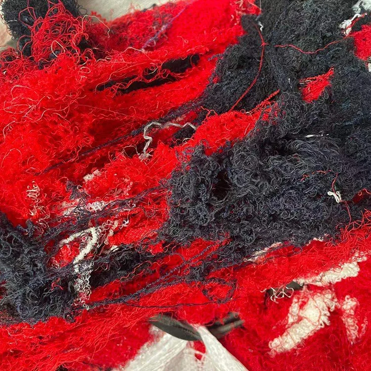 100 % Cotton Textile Waste Yarn Strong Oil And Water Absorption Capacity Industrial Rags