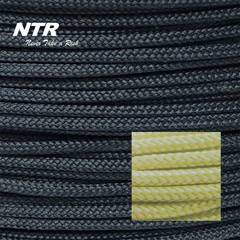 
Braided aramid rope braided string utility cord mason line for kite bridle fishing camping packing 
