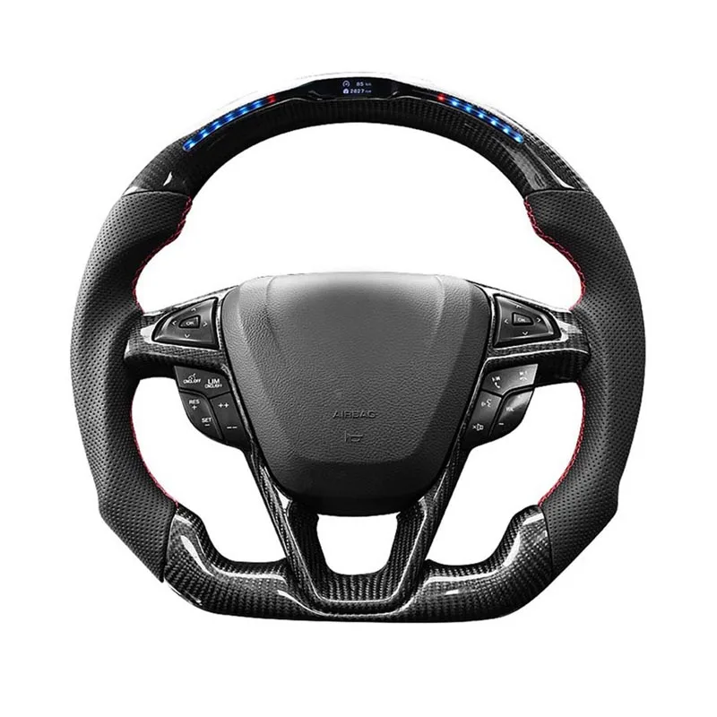 Custom forged carbon fiber steering wheel to fit 2016-2023 Ford Focus ST RS MK2 MK3 MK4 car steering wheel