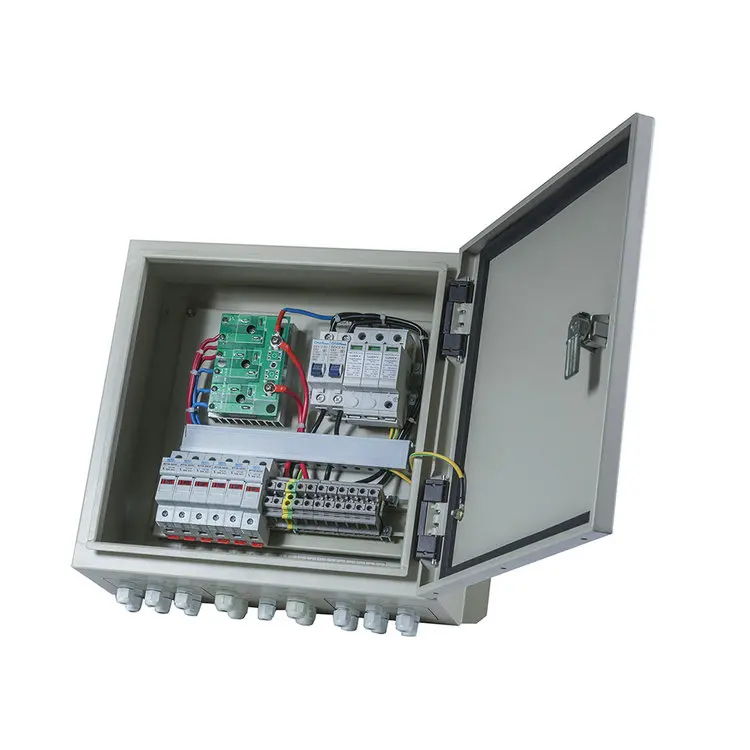 Pv DC Combiner Box for  10kw Solar Power  System 4 Strings
