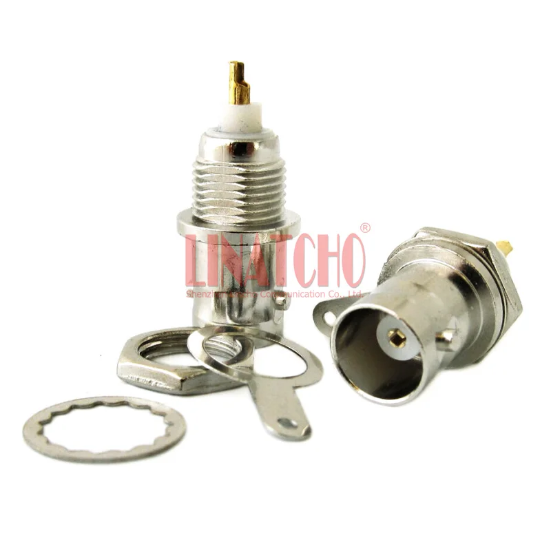 Радиоантенна винтовая гайка BNC Гнездовой разъем PCB разъем