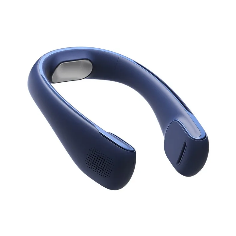 Top Selling  Ice Feel Rapid Refrigeration Rechargeable Battery Portable Bladeless Neck Fan Wearable Mobile Air Conditioner