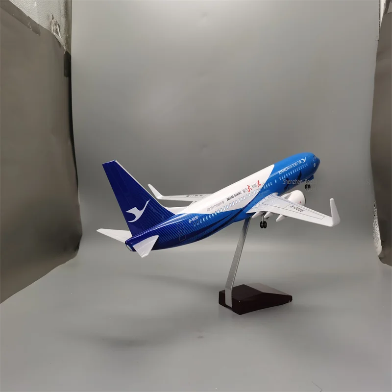 Модель самолета Подарочная модель из сплава 1:85 B737-800 самолетов самолето-самолетов 47 см
