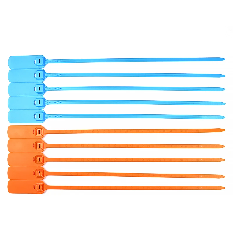 Plastic Truck-Trailer Seals Numbered Security Tags Safety Ties Pull-Tight Pad-Locks Cable Pull Ties-Straps