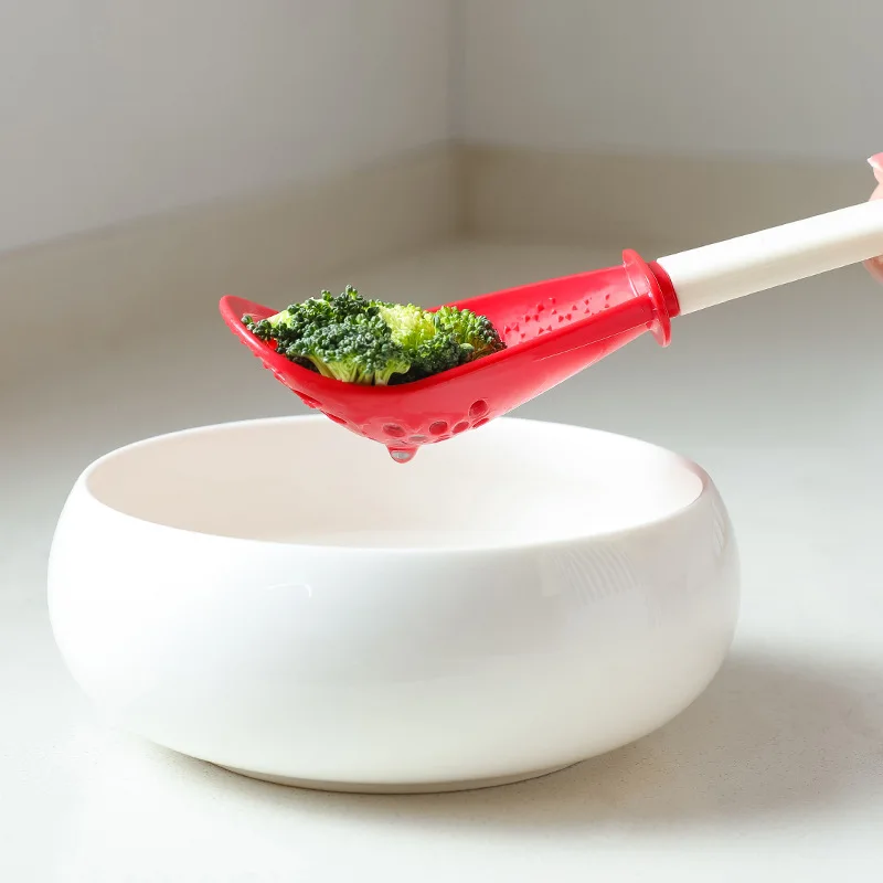 Kitchen Multi-Function Colander Grinding Cooking Spoon Mashing Food Spoon Household Mashed Potato Ginger Garlic Cooking Shovel