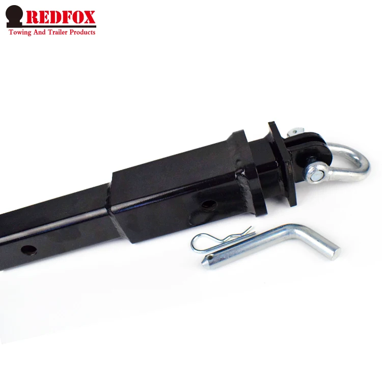 2' black hitch receiver tube hitch extender shackle hitch receiver