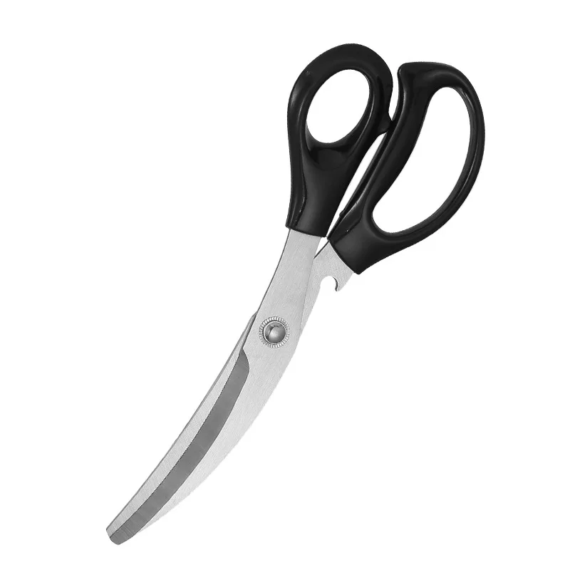 Stainless steel Korean household scissors kitchen barbecue scissors barbecue clip set kitchen scissors