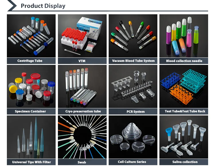 PP centrifuge tube large capacity centrifuge tube 0.1ml to 100ml round bottom Self-standing Cone bottom tube