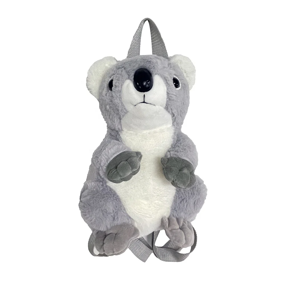 Stuffed toy koala backpack kids backpack cartoon school bag plush animal toddler bag Australian souvenirs