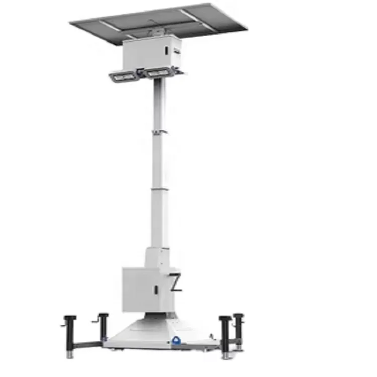 Wholesale Price Green Power Solar LED Mobile Light Tower for Seaside Road Lighting