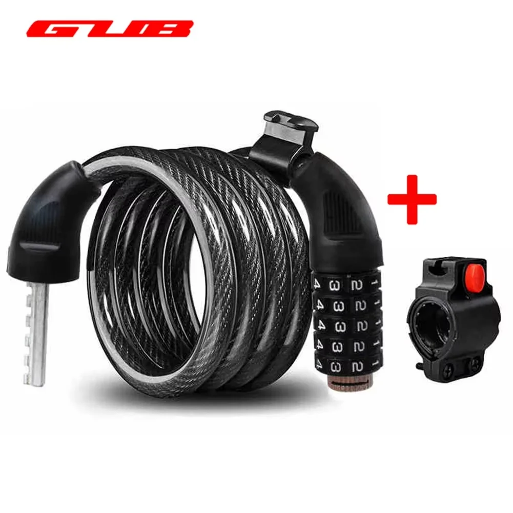GUB Bicycle Combination Lock Chain Anti-theft Security Lock for Bike Mountain Chain Padlock Bike Lock 5 Digits SF-31