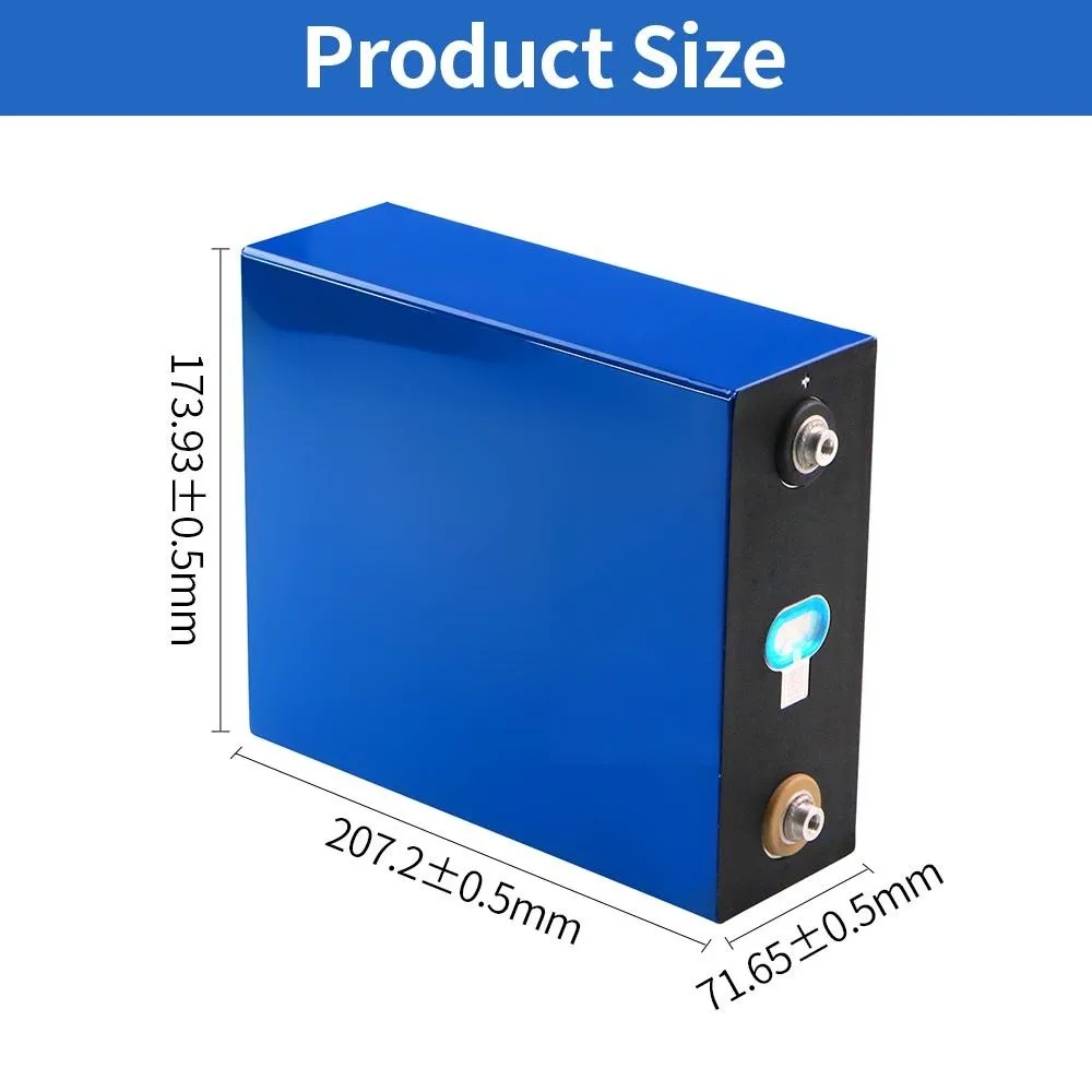 EU Stock 320AH Lifepo4 Battery Grade A Rechargeable Lithium Iron Phosphate Cell 12V 24V Prismatic Solar Battery For Golf Cart