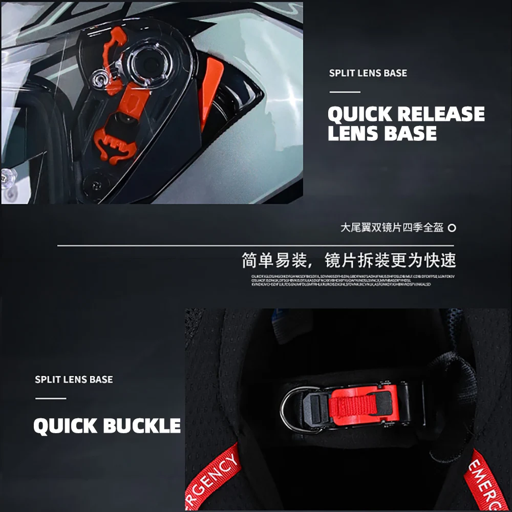 Full Face Smart Bluetooth Racing Motorbike Adult Motocross Helmet Riding Motorcycle Accessories Helmets With Bluetooth