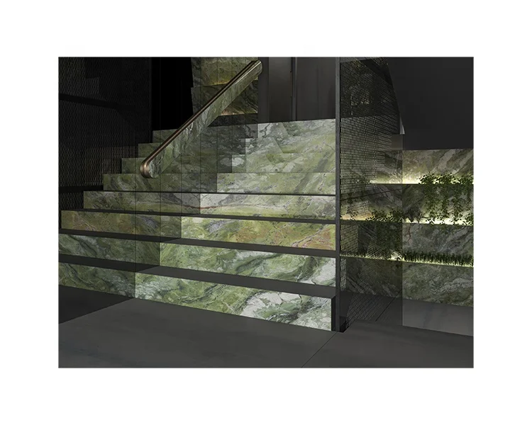 Nature Italian Marble Names Green Marble Wall Panel For Kitchen Island Slab Wall Bar Desk Green Stone Marble Alternative