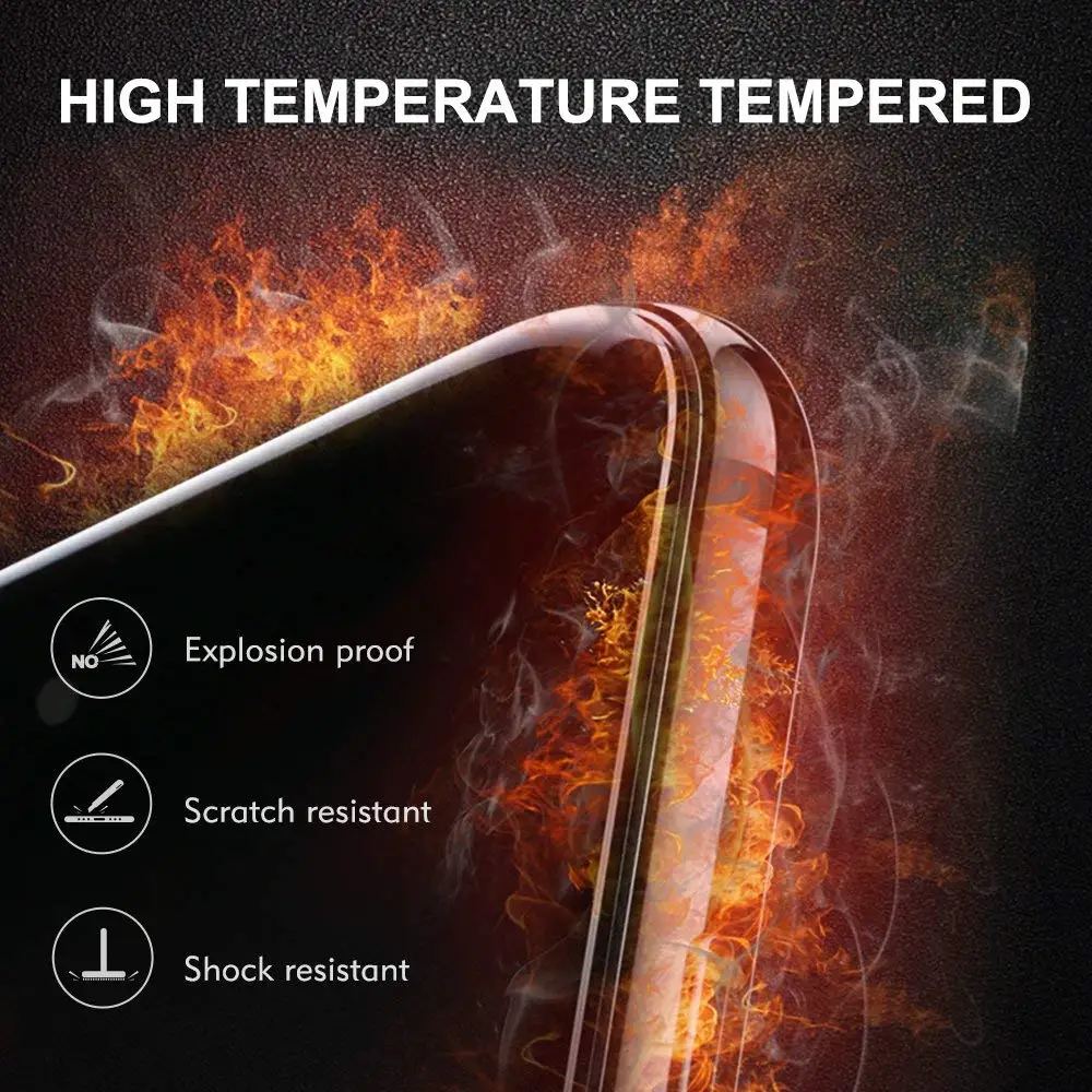 для экрана с прозрачной крышкой отпечатков пальцев анти Ясно Закаленное стекло Защитная пленка для экрана для iphoe