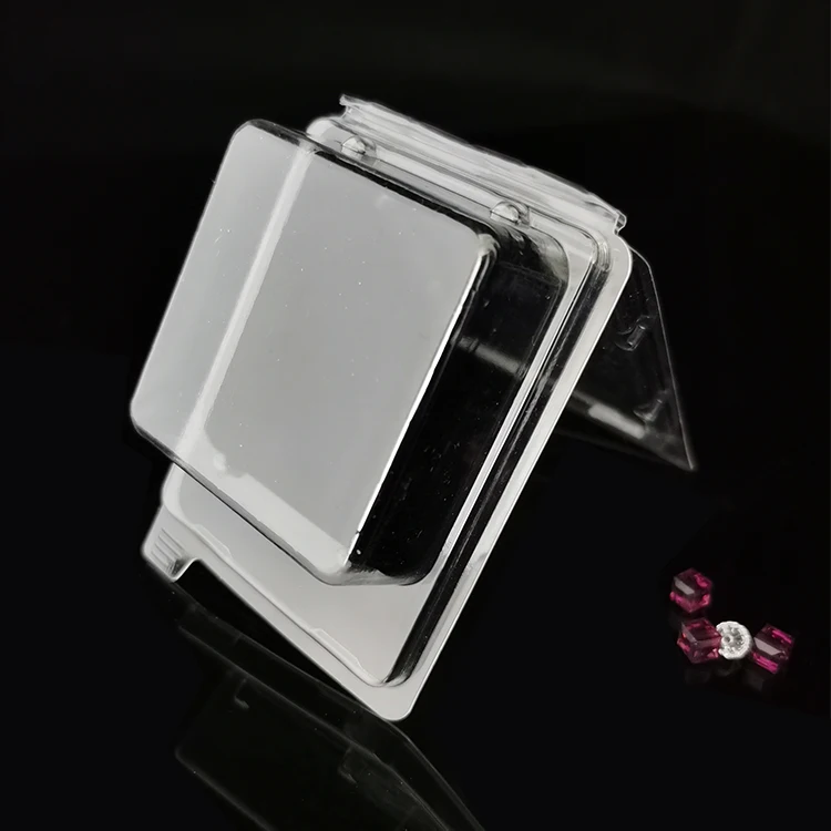 
Hot sales recycled blister clamshell box packing for massage paste transparent rectangular packaging boxes 