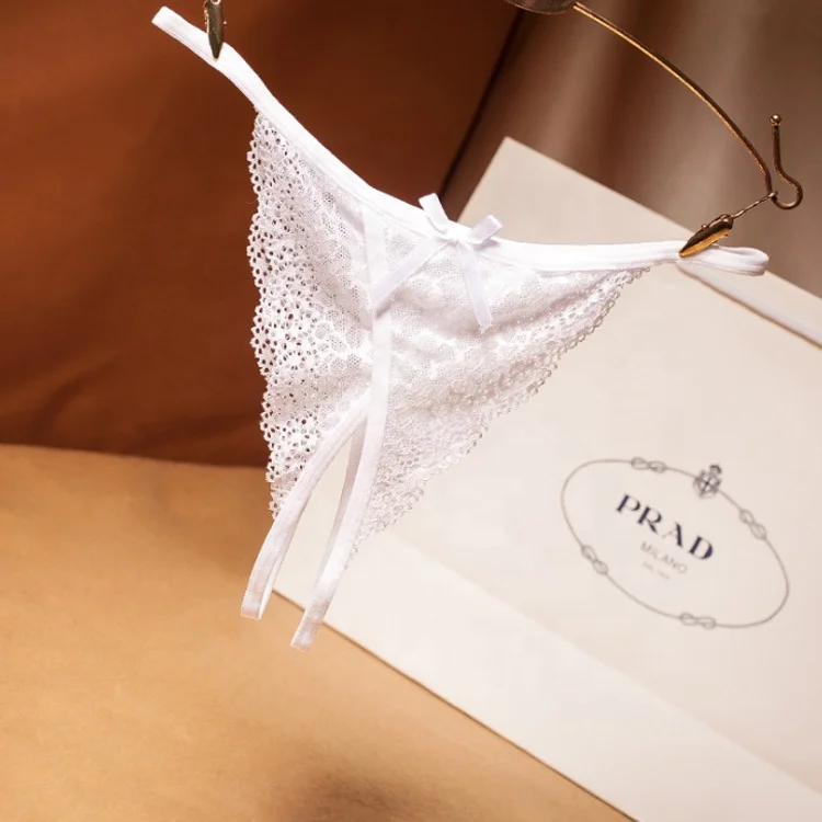 Wholesale Ladies Sexi Panti G String Lace G-string Transparent Lingerie Woman Thong In Pics Black Sexy Panties