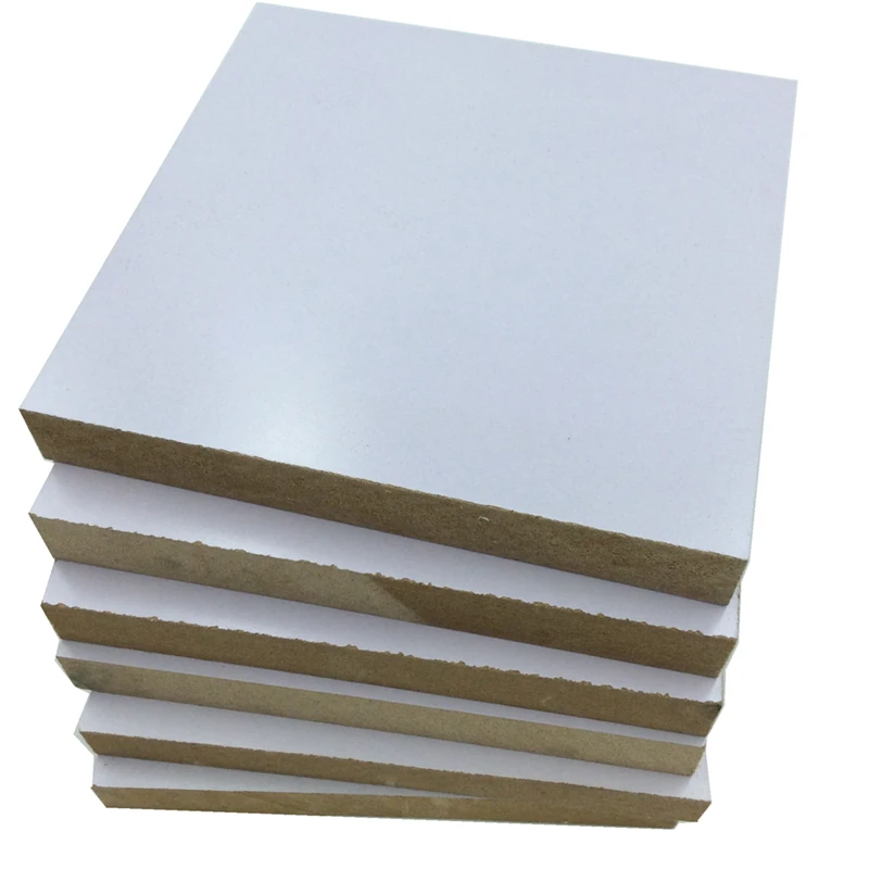 White medium density fiberboard Melamine MDF board