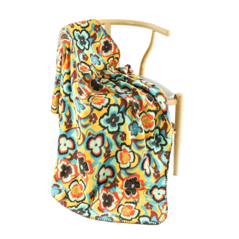 2024 Best Quality 100% Polyester King Queen Knitted Light Spring Airplane Promotional Hot Sales Plain Polar Fleece Blanket