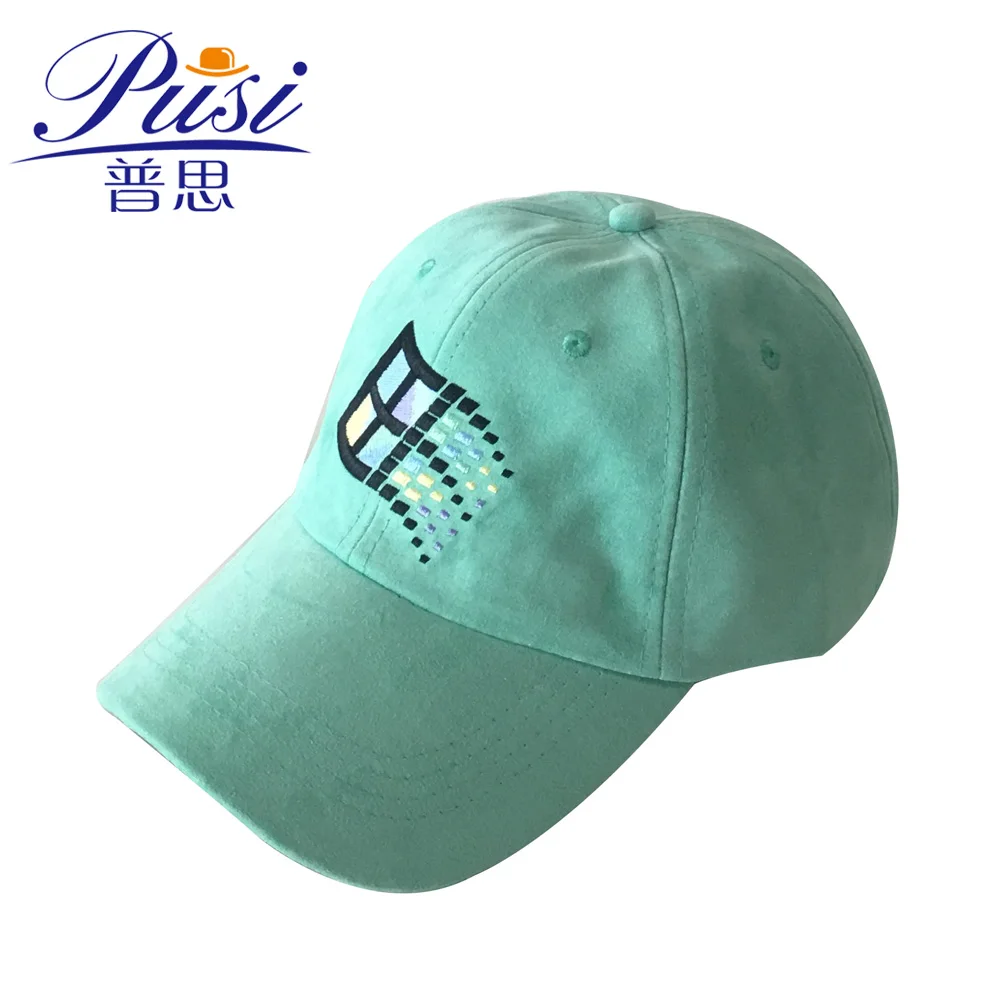 Get free sample delivery within 15 days Wholesale Custom embroidery logo cap unstructured suede dad hats