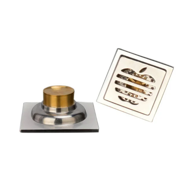 Stainless steel floor drain toilet drain cover double washing machine  drain made in China