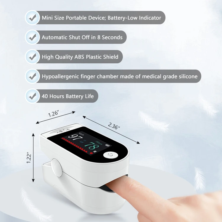 Good Quality TFT Digital Screen Fingertip PI Oximeter Blood Oxygen Oxigen Saturation Oxy Meter Pulse Oximeter