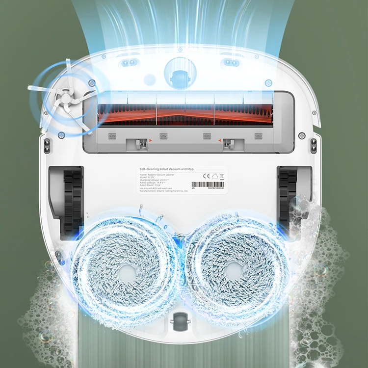 Dreame W10 outdoor intelligent robot vacuums cleaner mop cleaner mop with self-emptying dustbin