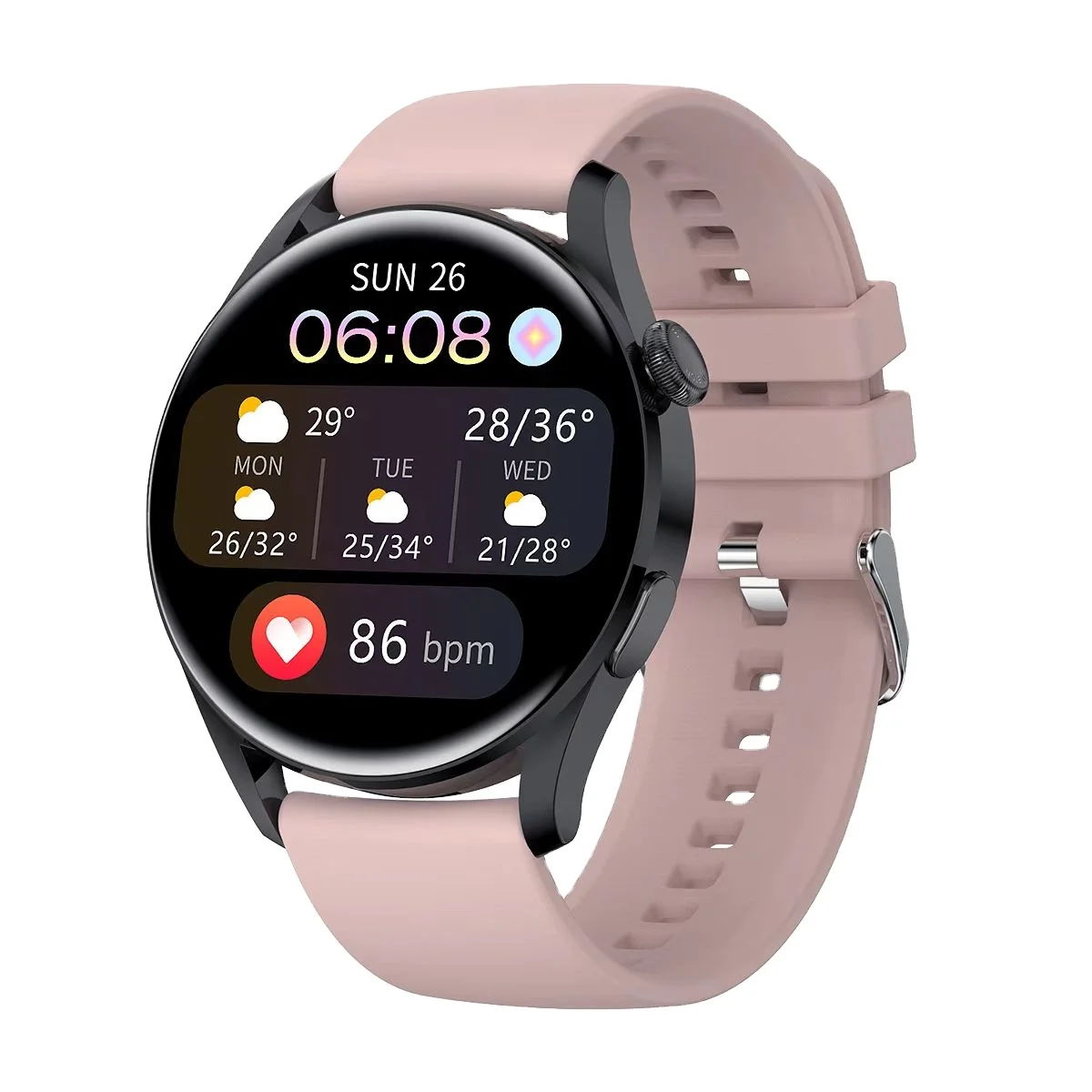 2022 Smart Watch T33S Full Touch Screen Heart Rate Blood Oxygen Fitness Sleep Tracker Ip67 Answer Call Sports Watch