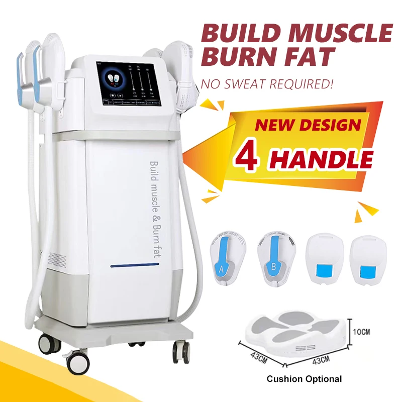 2022 newest rf body shape machine vertical 4 handles ems machine slim with RF neo slimming equipment