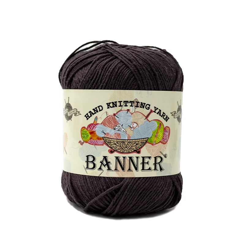 Вязание 100% чистого хлопка, пряжа ручной вязки 8PLY