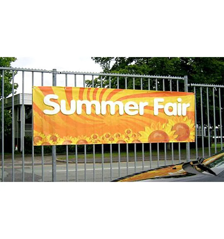 Factory Sale Various Advertising Plastic Custom Banner Printing