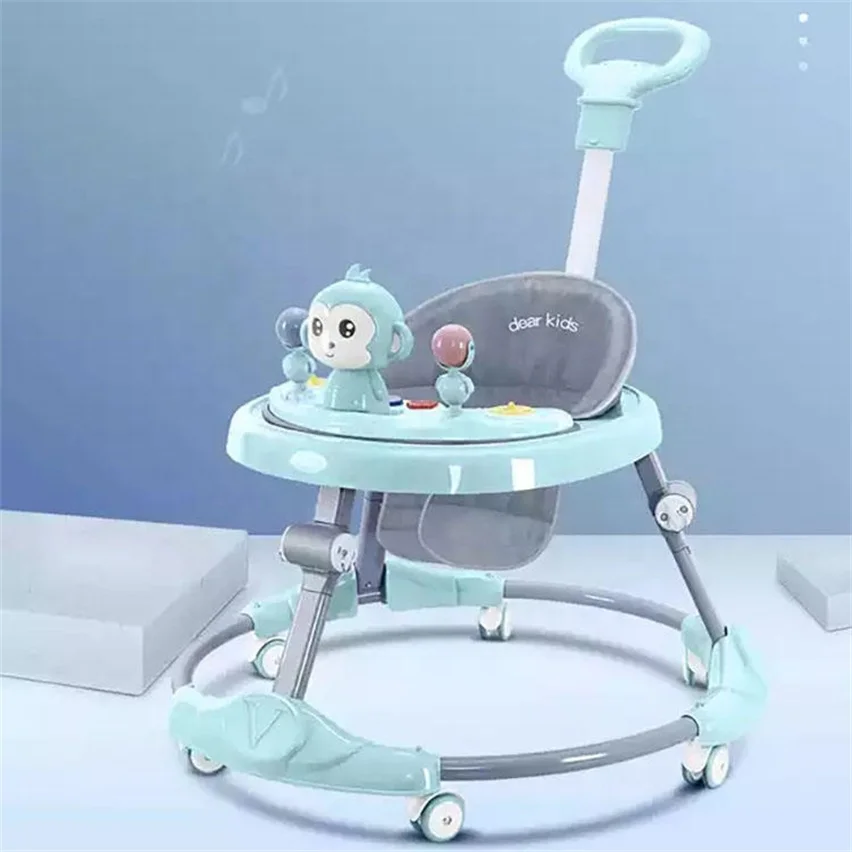 Children products gifts baby walkers for toddlers baby push walker 4 in 1 with wheels and seat baby activity walker