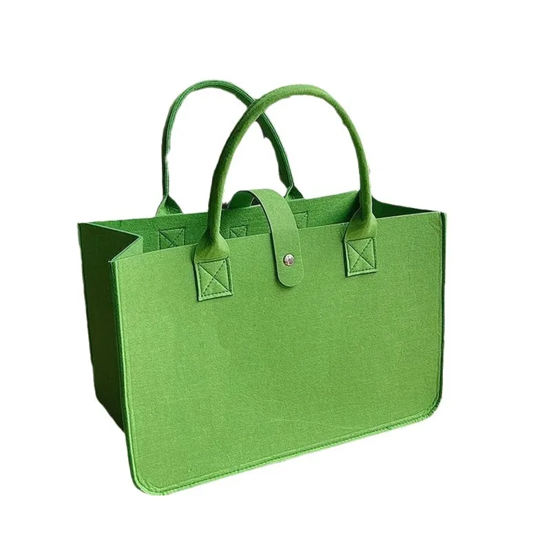 Custom Logo Large Capacity Tote Bag Women Outdoor Shoulder Bag Lady Handbag Shopping Advertising Gift Package Ladies Felt Bags