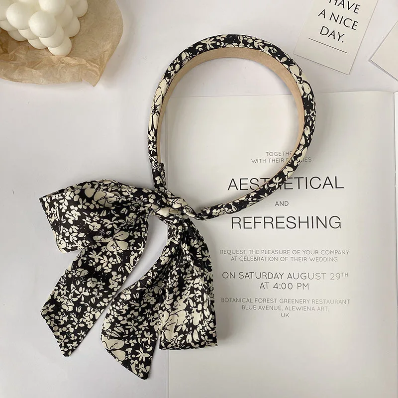 High Quality Polyester Silk Bowties Collar Flower Cable Tie Pure Color Bow Tie for Women