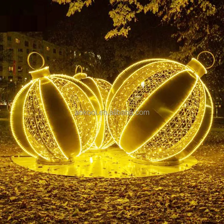 Outdoor 3D Large Outdoor Christmas Deer Light Street Motif Deer