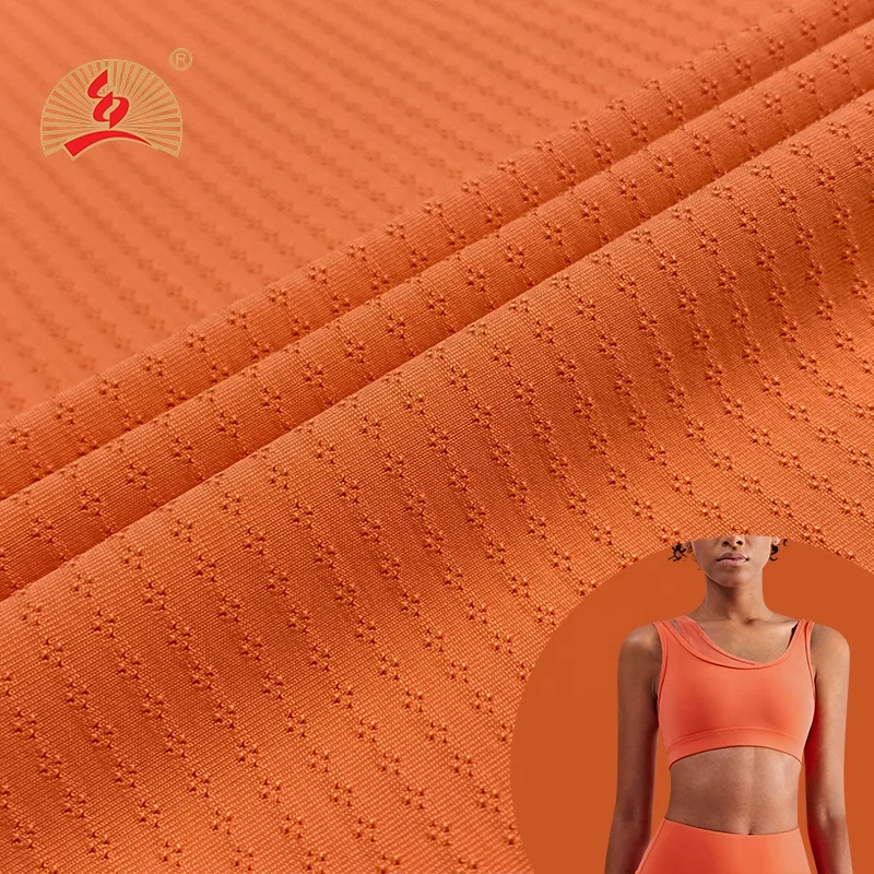 Hot Selling 85 Nylon 15 Spandex Breathable Sports Underwear Yoga Fitness Bra Polyamide Knitted Mesh Fabric